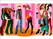 Spielen Happy couple dress up