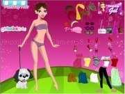 Play Dog walker dress up