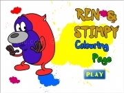Play Ren and stimpy coloring page