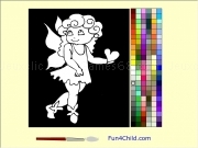 Play Cute fairy coloring