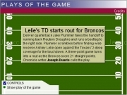 Play Lelies td starts rout for broncos