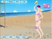 Play Beach volley ball