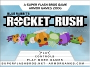 Play Blue rabbit - rocket rush