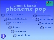 Play Letters and sounds - phoneme pop