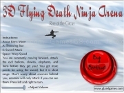 Play 3d flying death ninja arena