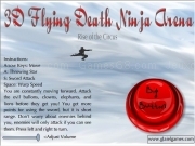 Play 3d flying death ninja arena
