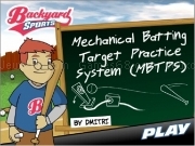 Play Backyard sports - mechanical batting target practice system