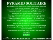 Play Pyramid solitaire