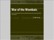 Play War of the wombats quiz