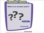 Play Acrostic poems