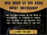 Play Halloween trivia quiz