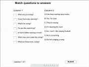 Play Beginner question answer match