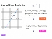 Play Span and linear combinations