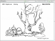Play Halloween coloring 6