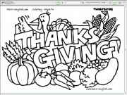 Play Thanksgiving coloring 5