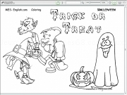 Play Halloween coloring 7