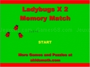 Play Ladybugs memory match