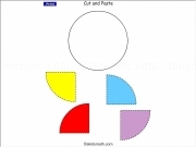 Play Cut paste color circle