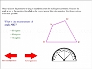 Play Measuring angles quiz
