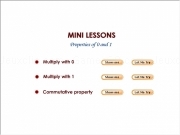 Play Mini lesson - properties of 0 and 1