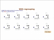 Play Multiplication with regrouping