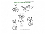 Play Spring bulletin board patterns