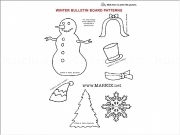 Play Winter bulletin board patterns