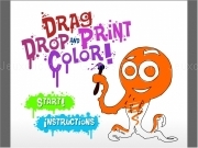 Play Drag and drop and print color - fathers day