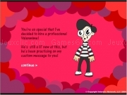 Play Valentine mime message 2 ecard