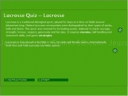 Play Lacrosse quiz