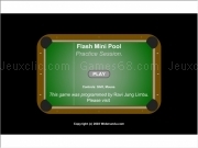 Play Flash mini pool - practice session