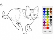 Play Cat coloring