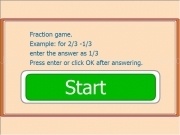Play Fractions game subtraction
