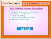 Jugar a Usa electoral college map