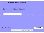 Play Verb choice beginners