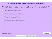 Play Upper int grammar 1