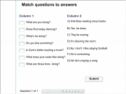 Play Beginner question answer matchtry