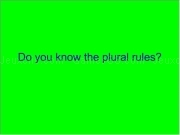 Play Plurals rules