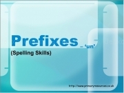 Play Prefixes un