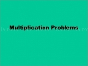 Play Multiplication problems