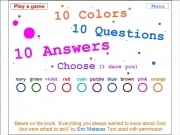 Play 10 colors 10 questions 10 answers