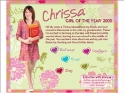 Play Chrissa girl of the year 2009