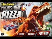 Play Hotwheels trex rampage prehistoric pizza