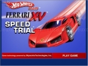 Play Hotwheels ferrari 15 speed trial