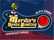 Play Marvins space bowling