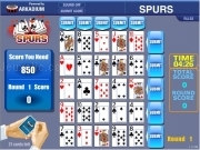 Play Spurs poker solitaire