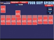 Play Spider solitaire four suit