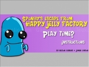Play Spongys escape from happy jelly factory