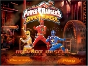 Play Power rangers dino thunder red hot rescue