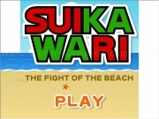 Play Suika wari the flight of the beach